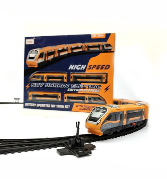 Centy Nav Bharat Electric Saffron Express Train Toy