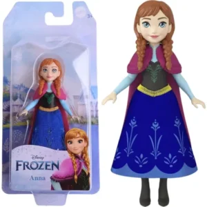 Mattel Disney Frozen Princess Anna Doll Mini Figure For Kids | 3+ Years