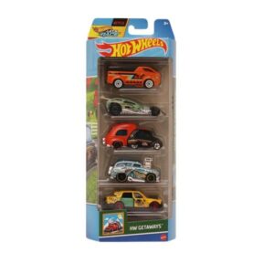 Mattel Hot Wheels ?HW Getaways? 5 Car Gift Pack | Die ? Cast Model For Kids and Collectors.