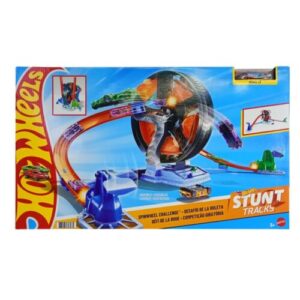 Mattel Hot Wheels Stunt Tracks Spin wheel Challenge Play Set for Kids | 5+ Years.