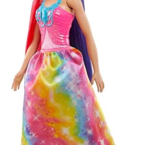 Mattle Barbie Dreamtopia Long Hair Princess Doll With Styling accessories For Girls | 3+ Years