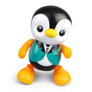 Dancing Penguin Toy For Kids Swinging With Light And Music