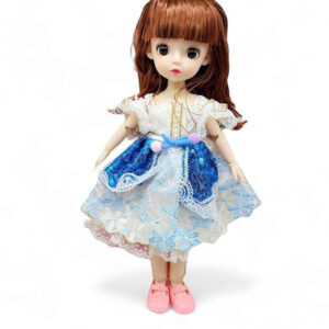 Blue Baby Doll Toy for Kids - Barbie Doll Style (L-90) | Cute Baby Dolls for Playtime Fun