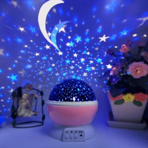 Star Master Projector Night Light – Romantic LED Galaxy Lamp with USB Power, Colorful Rotating Sky Projection for Bedroom, Kids & Home Décor