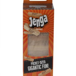 Hasbro Gaming Jenga Mini | Fun Portable Tower Stacking Game for Kids 6+ and Families
