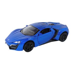 Model Realistic Sports Car with Opening Doors, Music, and Lights | Premium Pull Back Alloy Car Toy for Kids and Collectors | Ages 3+