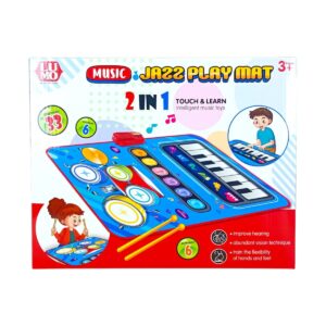 2 in 1 Touch and Learn Jazz Play Mat | Amazing Interactive Musical Learning Floor Mat for Toddlers 3+ Years Educational Play