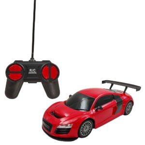Top Grade 27MHz Red RC Super Racing Remote Control Car | 4 Channel High-Speed Wireless Toy for Ages 4+