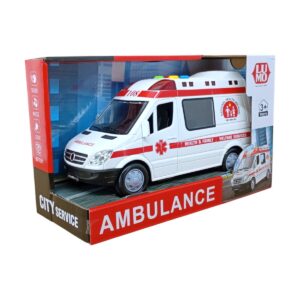Ambulance Health And Family Welfare Services Van Toy for Kids | Ultimate Educational Rescue Vehicle Playset for 3+ Years