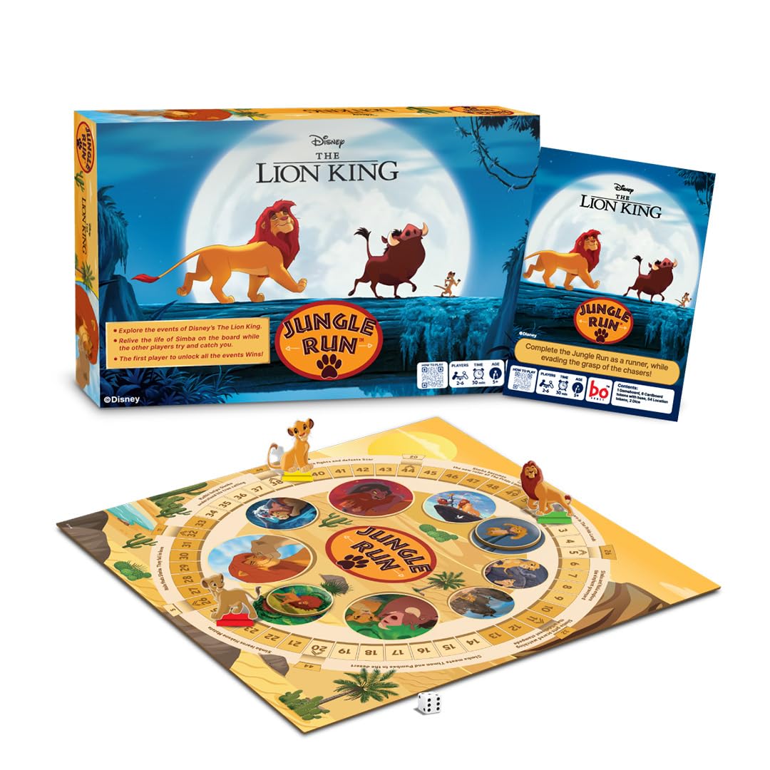 Hasbro Disney The Lion King Jungle Board Game For Kids | 6+Years