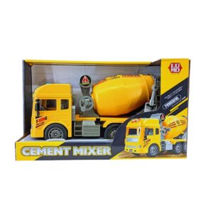 Cement Mixer Toy Car – Realistic Construction Vehicle for Kids 3+ | Durable, Rotating Mixer Drum, Educational Play, Bright Colors, Safe And Non-Toxic