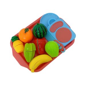 Cutting Fruits Cut ‘N’ Fun Chop And Carry 11 Pcs Toy for Kids | Fun Pretend Play Set for 3+ Years