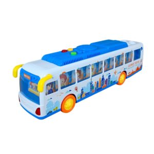City Service Friction Bus – Realistic Friction-Powered Toy Bus for Kids 3+, Durable, Battery-Free, Educational Play, Part of Friction Toys Series