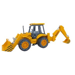 Excavator Toy Construction Vehicle – Ultimate Friction Powered Bulldozer with Moveable Parts, Sound And Lights for Kids 3+