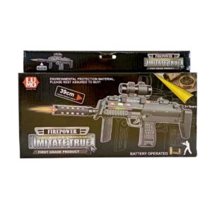 Firepower Imitate True First Grade Product 39Cm Battery Operated Gun For Kids | 3+Years