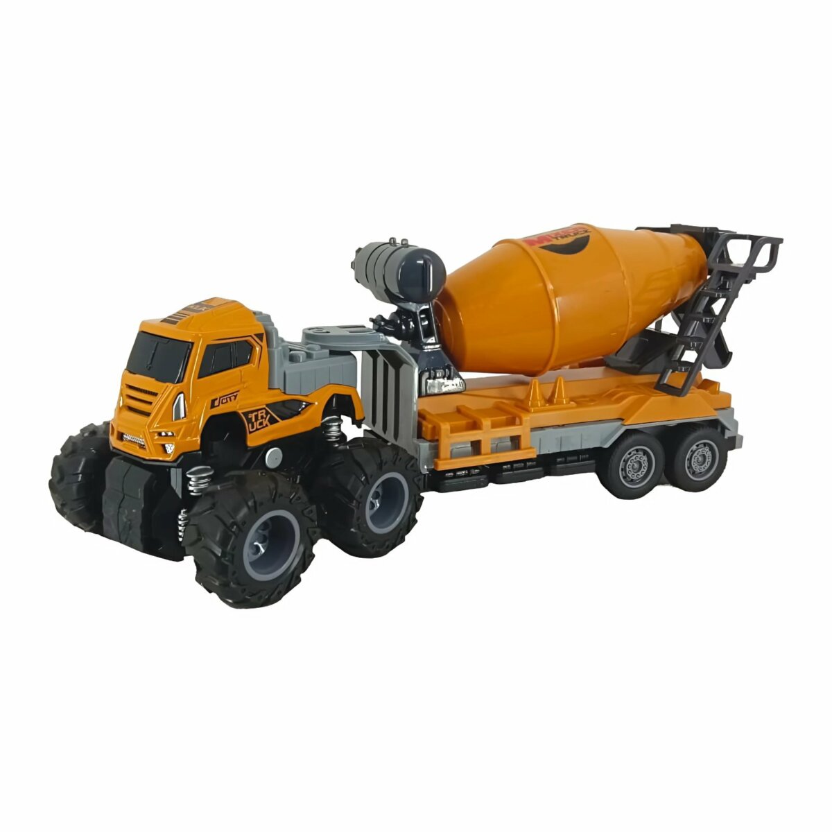 Friction Die Cast City Construction Cement Mixer | Realistic Heavy-Duty Vehicle Toy For Kids 3+ | Perfect For Play and Collecting