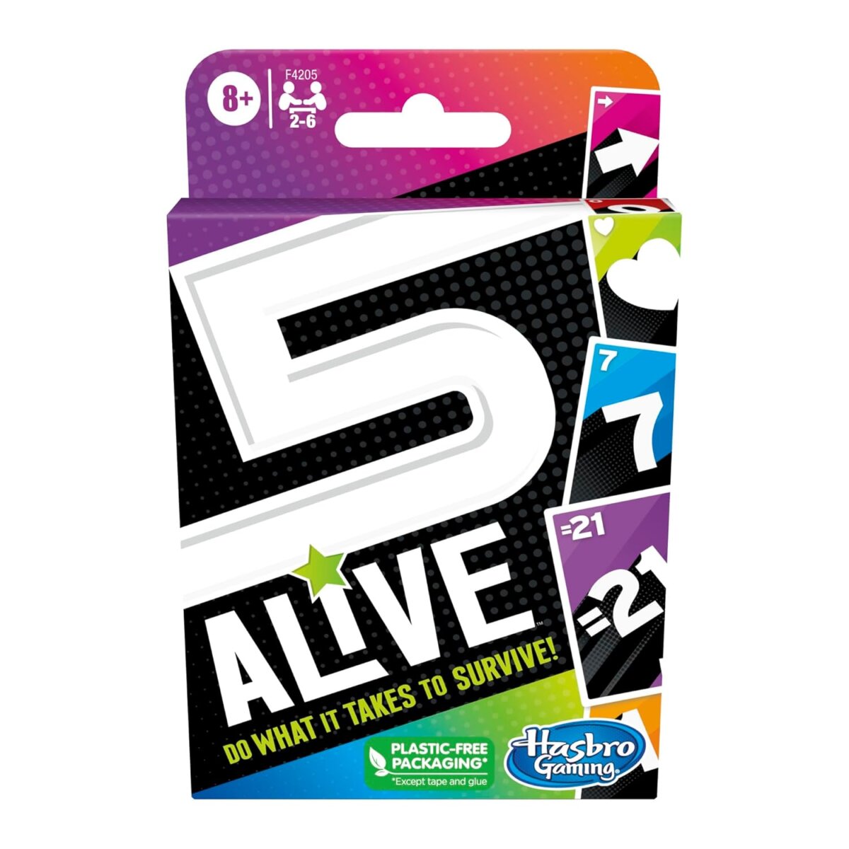 Hasbro 5 Alive Card Game | Easy to Learn, Fast Paced Game for Kids and Families | 8+ Years.