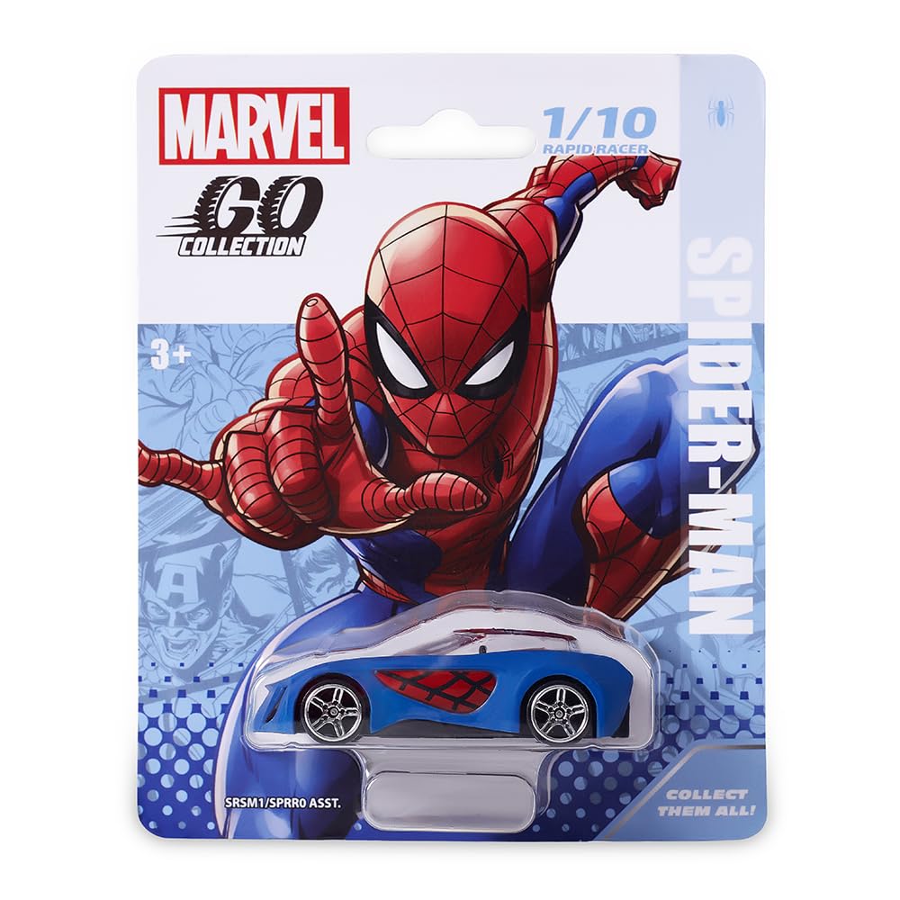 Hasbro Marvel’s Avengers Rapid Racer Go Collection | Ultimate 1:64 Scale Die-Cast Cars for Kids & Collectors | Ages 3+