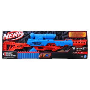 Hasbro NERF Alpha Strike Wolf LR-1 Toy Blaster with Targeting Scope For Kids | 8+ Years.