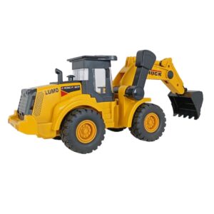 Lumo Realistic Friction Excavator | Fun Construction Toy for Kids 3+ | Building Vehicle with Moving Parts