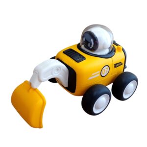 Luminoso Astronaut-Themed Space Engineering Toy for Kids 3+ Years | Ultimate Press and Go Whistle Sound Toy Vehicle for Screen-Free Play Fun