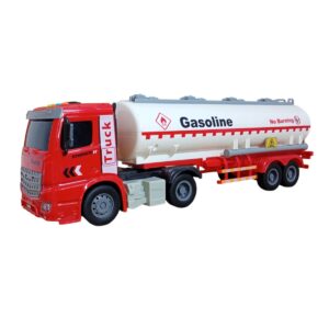 Gasoline Oil Transport Tank Truck Toy for Kids 3+ Years | Battery Operated with Light Effects, Vehicle Sounds And Music | Educational City Service Vehicle