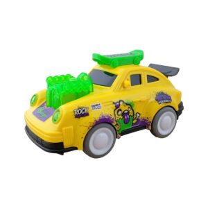 Friction Cartoon Dancing Car with Up And Down Activity Engine, Dance Walk And Music for Kids | Fun Interactive Toy for 3+ Years