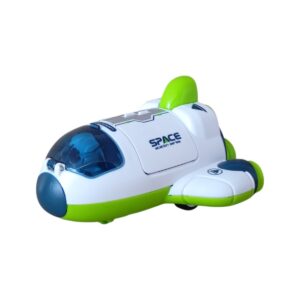 Robot Rocket Airplane Power Spacecraft | Fun Friction-Powered Space Toy For Kids 3+ Years