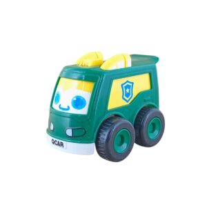 LUMO QCAR Cute Cartoon Friction Powered Army Vehicle Toy – Fun Push-And-Go Military Truck for Kids 3+ Years