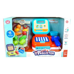 Luminoso Cash Register ‘ Vegetables Simulated Supermarket Math And Stem Learning Encourge imagination Interactive Toy For Kids | 3+Year