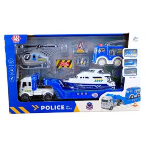 Luminoso City Police car toy | Ultimate Interactive Police Car and Rescue Toy for Kids Ages 3+ with Voice-Activated Sirens and LED Lights