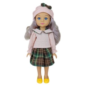 Lumo Cute Gorgeous Lovely Girl Doll Toy – Fun Adorable Fashion Pretend Play Doll with Stylish Outfit for Kids 3+ Years