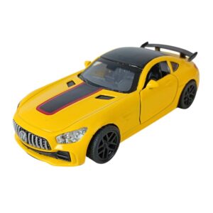 Lumo Die-Cast Sports Car Toy | Racing Model with Pull Back Action And Openable Doors | Premium Metal Body for Kids | 3+ Years