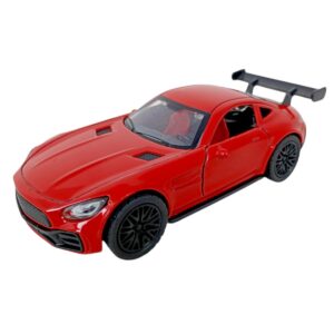 Lumo Pull Back Die Cast Metal Sports Car With Light Music | Door Openable Car For Kids 3+