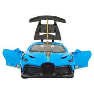 Pull Back Die Cast Metal Sports Car With Light And Music | Fun Door Openable Car Toy for Kids | 3+ Years