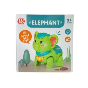 Lumo ‘Sound and Light Elephant’ Musical Toy Melodious Music And Bright Lights For Kids | 3 + Years.