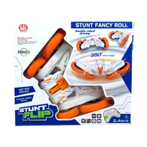 Lumo Stunt Fancy Roll 360 Spin Around High-Speed Action Stunt Car for Kids 6+ | Rechargeable RC Car with Lights And Music