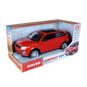 Pull-Back Friction Rover-Compact SUV | Fun Car with Dazzling Lights, Pop Song, and Sounds for Kids 3+ Years