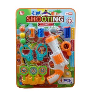 Shooting Game’ Lets Play Shooting, Replaceable Gun Heads PlayFul And Durable Safe And Non Toxic Game For Kids | 3+Year