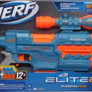 Hasbro Nerf : Elite 2.0 Phoenix CS-6 E9961 | Motorized Nerf Blaster with Tactical Customization For Kids | 8+Years